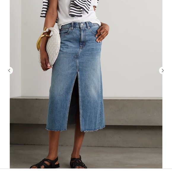 SLVRLAKE Denim Midi Skirt - Picture 2 of 7